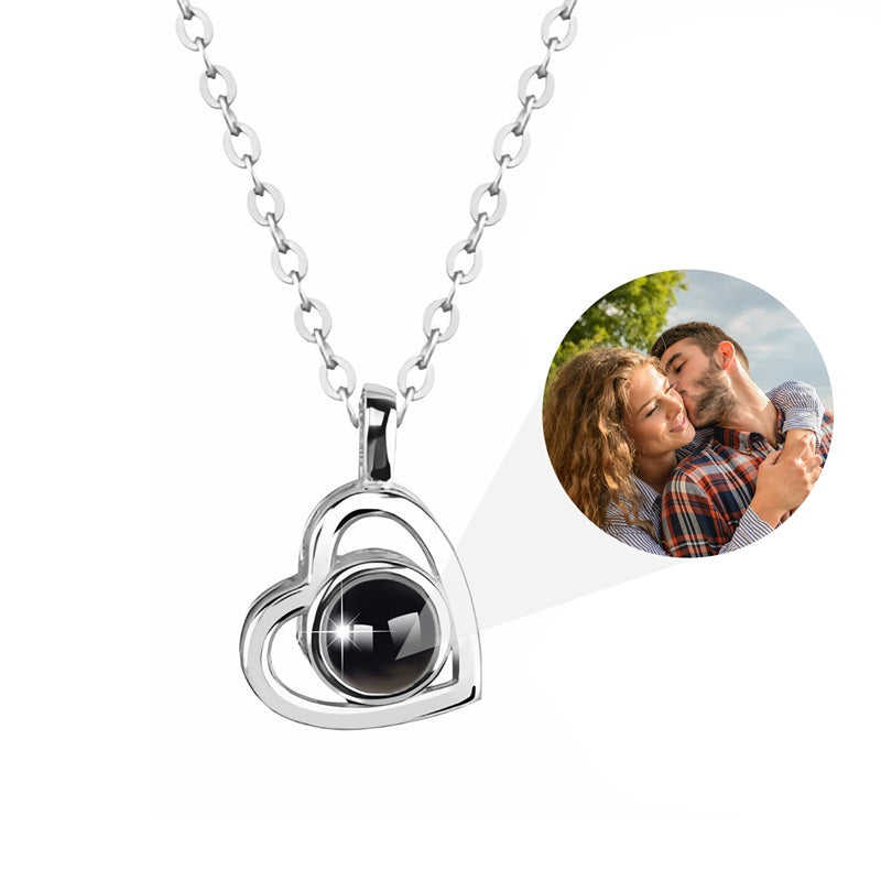 "I Love You" In 100 Languages Projection Necklace | Romantic Charm Pendant Gift For Her