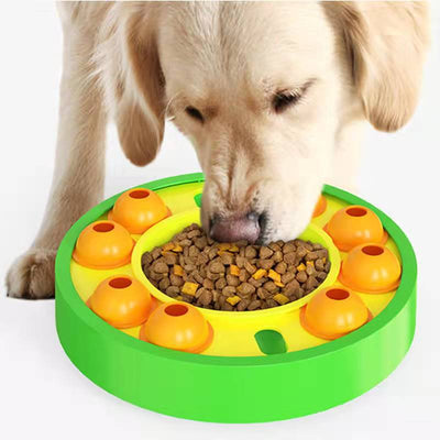 Dog Pets Puzzle Toys Slow Feeder Interactive Increase Puppy IQ Food Dispenser Slowly Eating NonSlip Bowl Pet Dogs Training Game