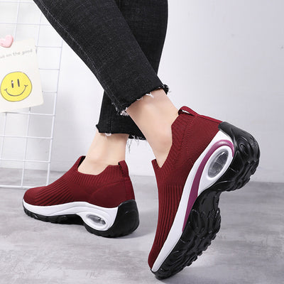 Sneakers Women Air Cushion Mesh Breathable Running Sports Shoes