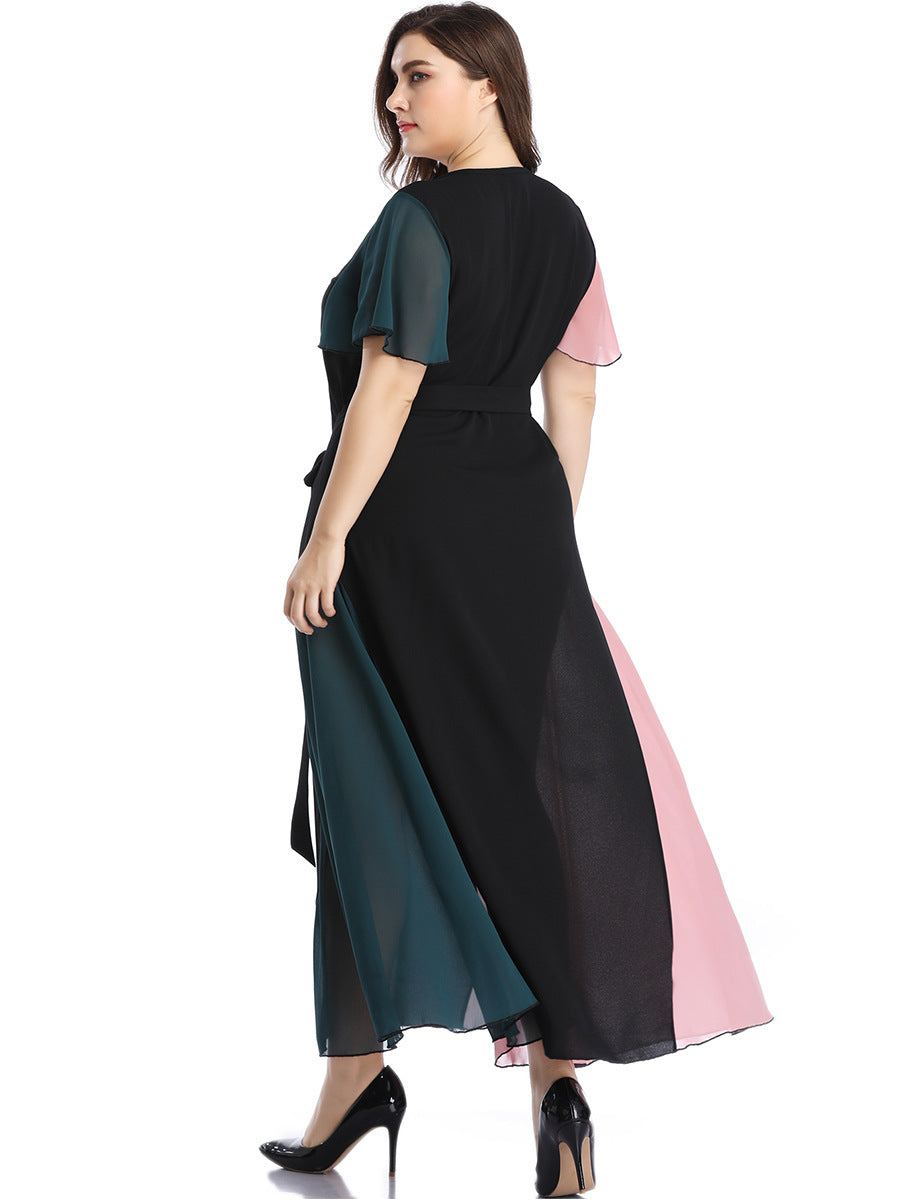 Plus Size Long Dress Women Maxi Gown Summer