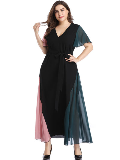 Plus Size Long Dress Women Maxi Gown Summer