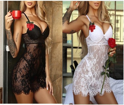 Summer Women's New Hollow See-through Lace Long Bottoming Vest