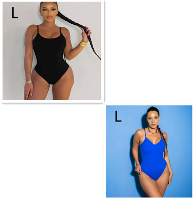 Summer Bikini Backless String Large Size Sexy Solid Color Triangle One-piece Swimsuit