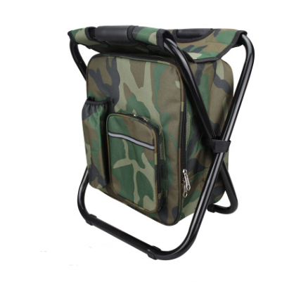 Multifunction Outdoor Folding Chair Ice Cooler Picnic Bags Camping Fishing Stool Backpacking Hunting Rest Chair