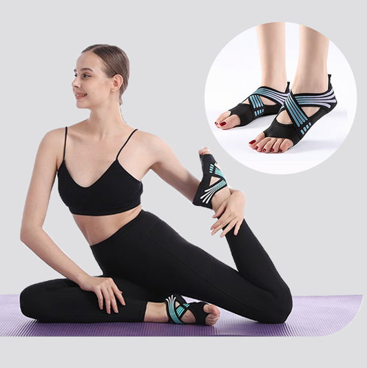 Professional Non-slip Gym Yoga Shoes Flat Soft Anti-slip Sole Ballet Fitness Dance Shoes Pilates Yoga Shoes Socks