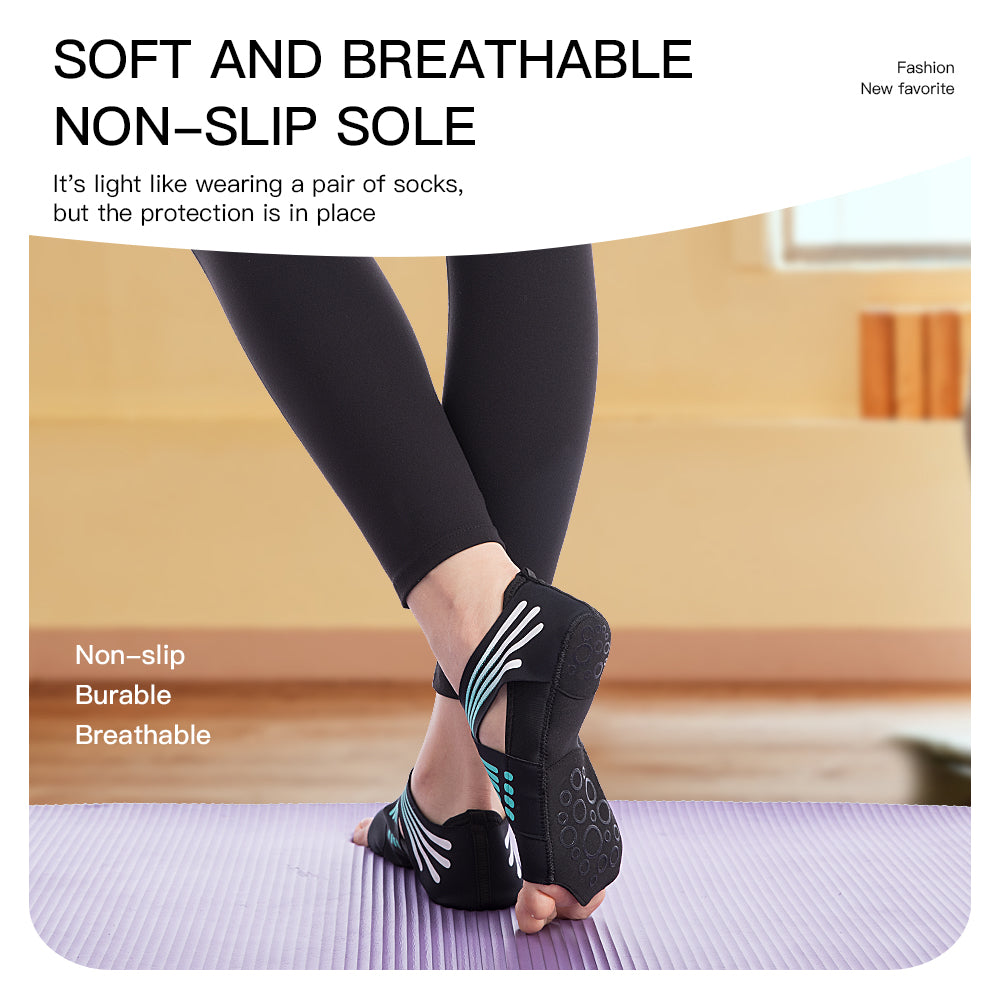 Professional Non-slip Gym Yoga Shoes Flat Soft Anti-slip Sole Ballet Fitness Dance Shoes Pilates Yoga Shoes Socks