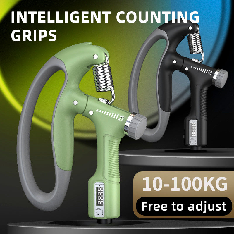 Smart Counting Grip 10-100KG Grip Free Adjustment Professional Hand Training Arm Muscle Training Fitness Equipment Fitness Tools Gym