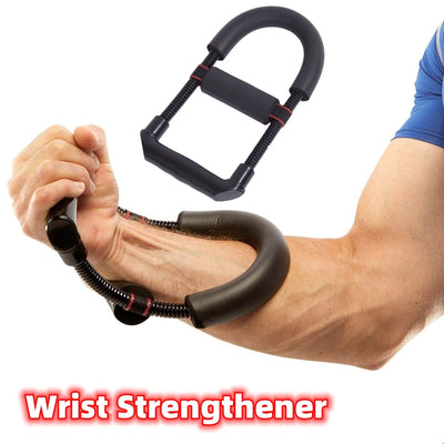 Grip Power Wrist Forearm Hand Grip Arm Trainer Adjustable Forearm Hand Wrist Exercises Force Trainer Power Strengthener Grip Fitness