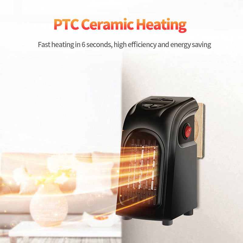 Winter Air Heater Fan Heater Electric Home Heaters Mini Room Air Wall Heater Ceramic Heating Warmer Fan For Home Office Camping